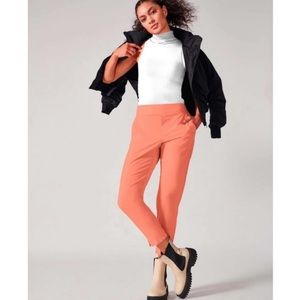 Athleta | Brooklyn Sunset Glow Coral Ankle Pants